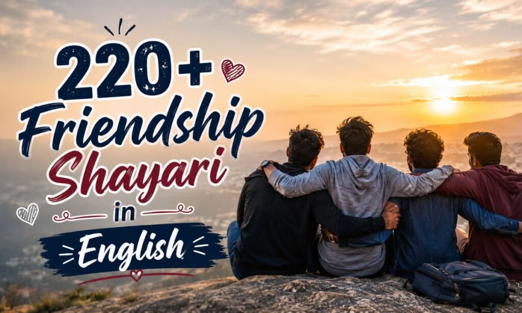 Friendship Shayari in English