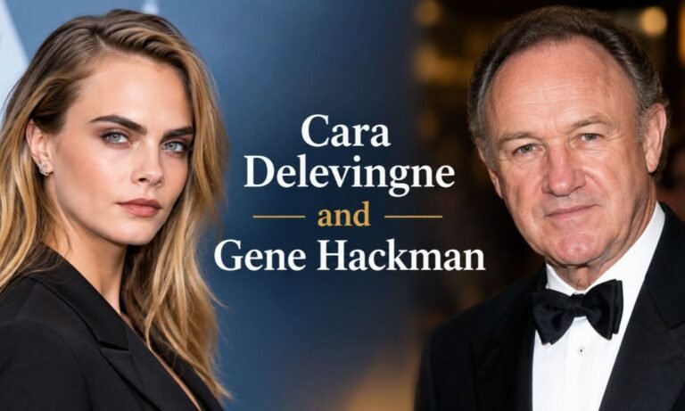 Cara Delevingne and Gene Hackman