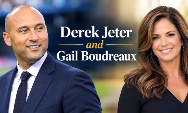 Derek Jeter and Gail Boudreaux