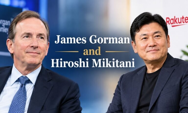 James Gorman and Hiroshi Mikitani